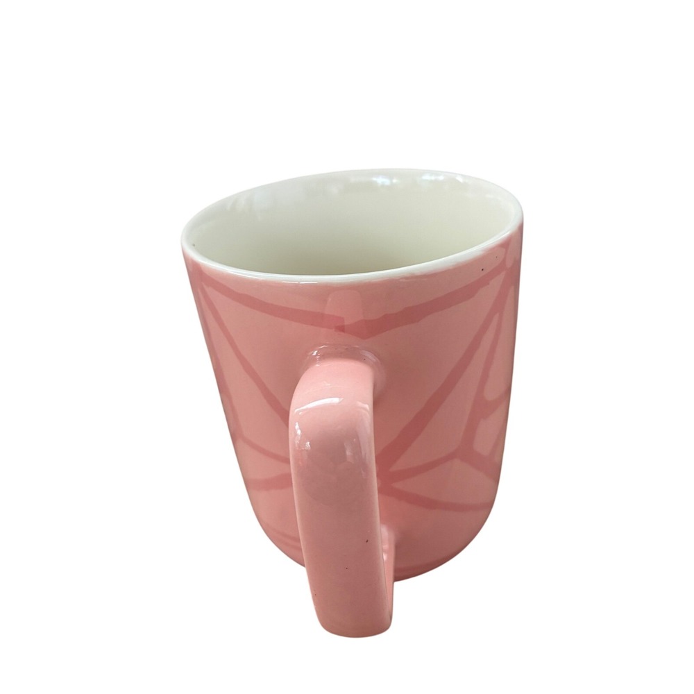 Starbucks Pink Geometric Siren Logo Ceramic Coffee Mug 14.9oz 2021 Collection - Picture 3 of 5